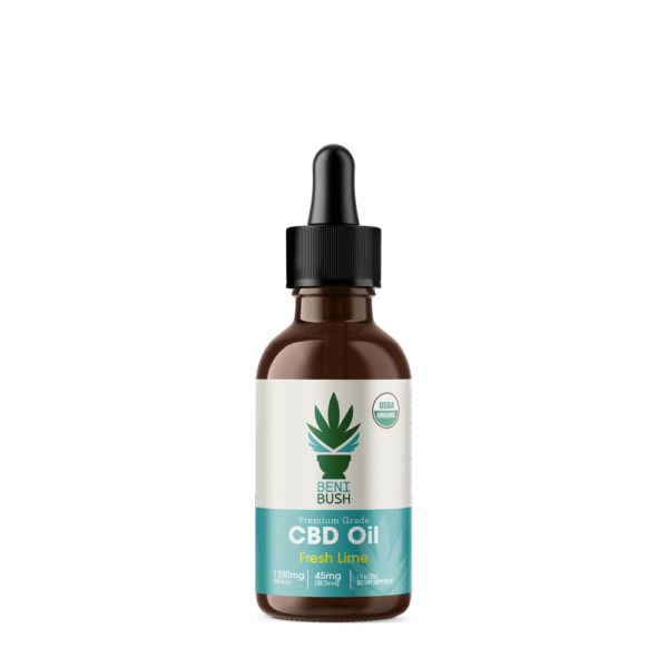Fresh Lime Organic CBD Tincture - Full Spectrum