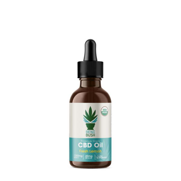 Fresh Lemon Organic CBD Tincture - Broad Spectrum